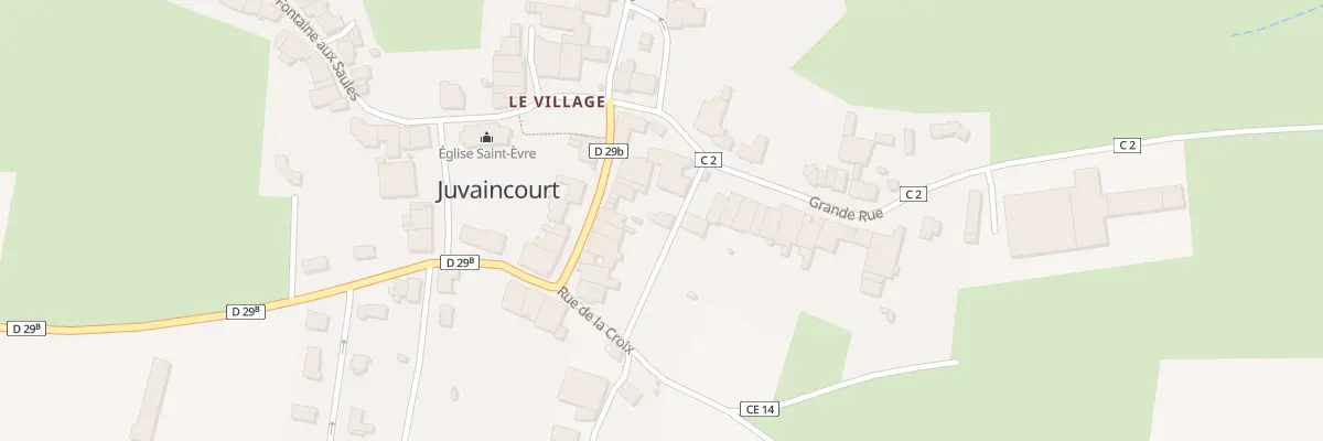 Plan du 54 Rue de la Croix à Juvaincourt