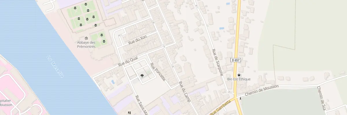 Plan du 38 Rue du Camp à Pont-à-Mousson