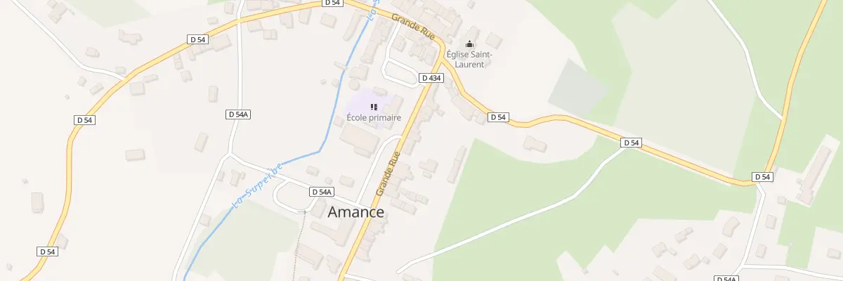 Plan du 40 Gr Grande Rue à Amance