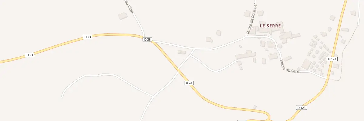Plan du 1 Rte du Serre à La Motte-en-Champsaur