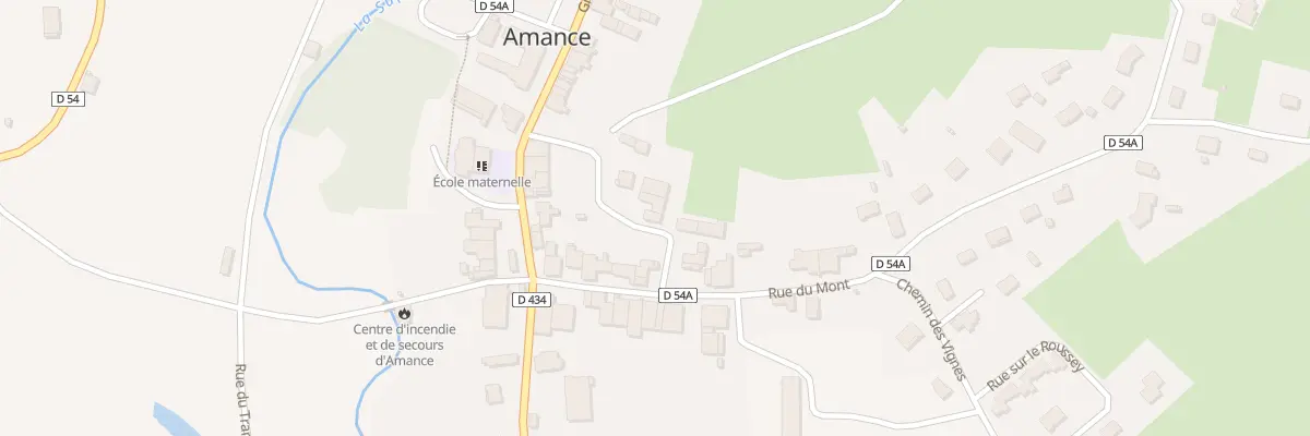 Plan du 3 Imp du Mont à Amance