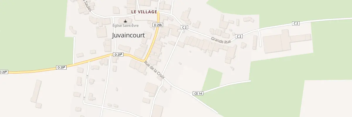 Plan du 90 Rue Grande Rue à Juvaincourt