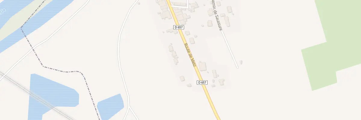 Plan du 64 Rte Departementale 657 à Champey-sur-Moselle