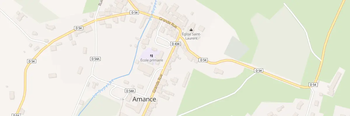 Plan du 44 Gr Grande Rue à Amance
