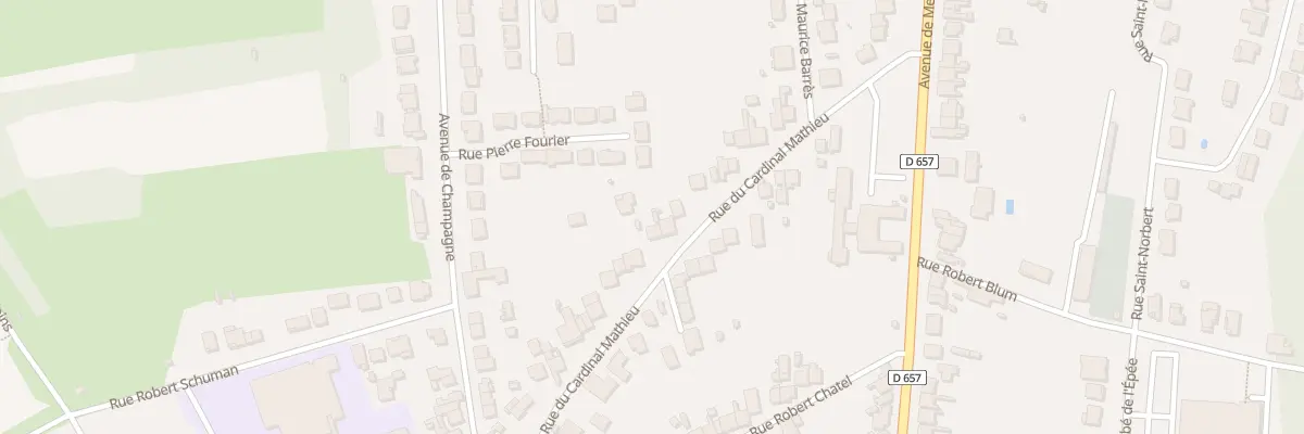 Plan du 15 Rue du Cardinal Mathieu à Pont-à-Mousson