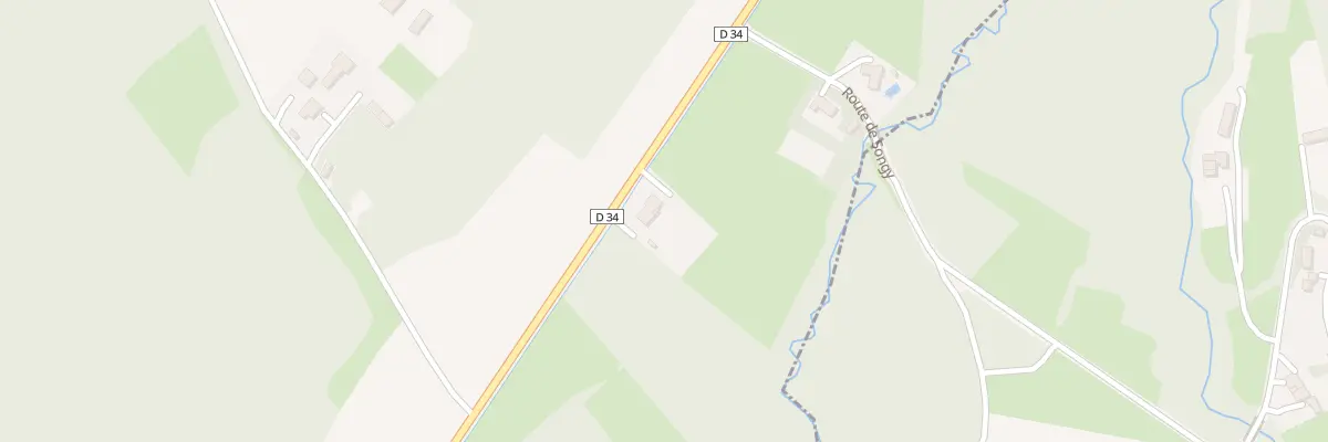 Plan du 2102 Rte de la Côte à Viry