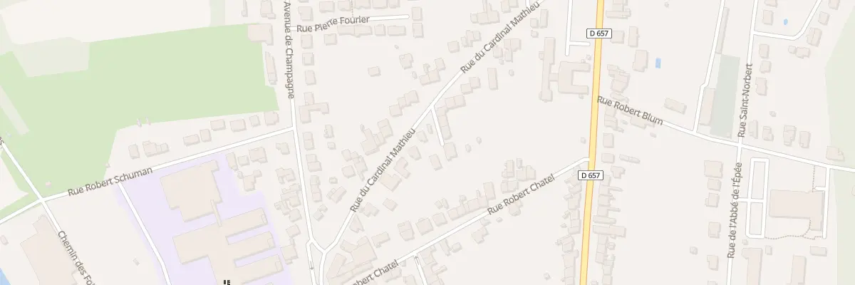 Plan du 14 Rue du Cardinal Mathieu à Pont-à-Mousson