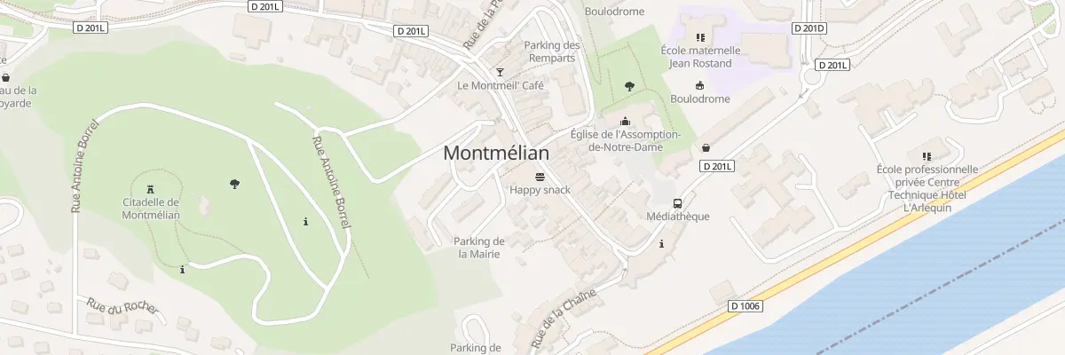 Plan du 6 Rue Docteur Veyrat à Montmélian