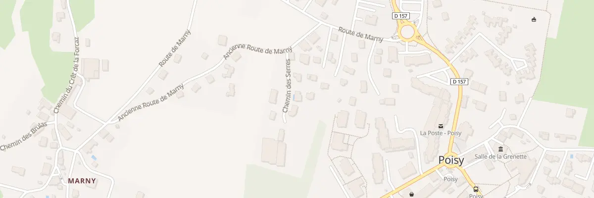 Plan du 65 Che des Serres à Poisy