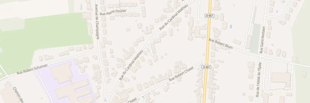 Plan du 18 Rue du Cardinal Mathieu à Pont-à-Mousson