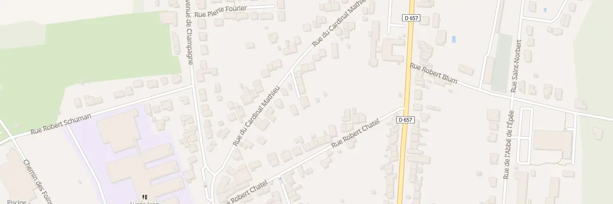 Plan du 16 Rue du Cardinal Mathieu à Pont-à-Mousson