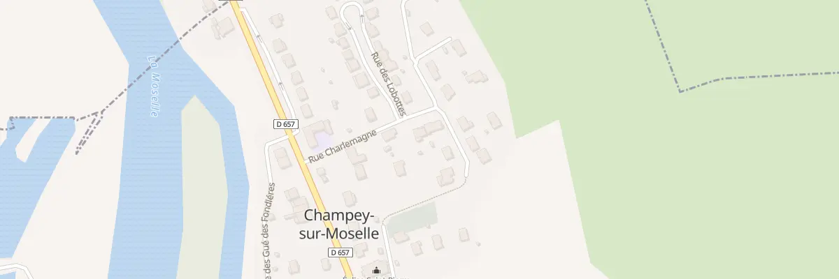 Plan du 6 Rue Charlemagne à Champey-sur-Moselle