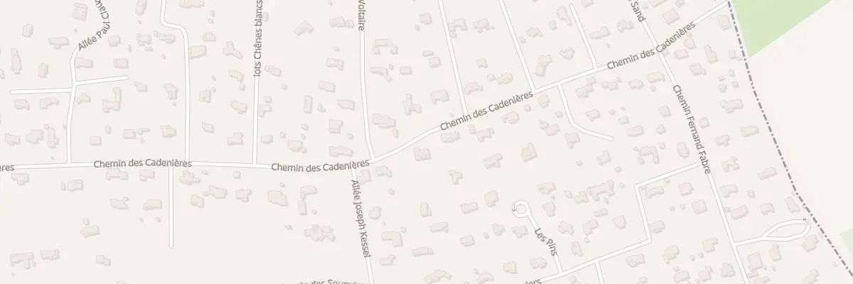 Plan du 921 Che des Cadenieres à Garéoult