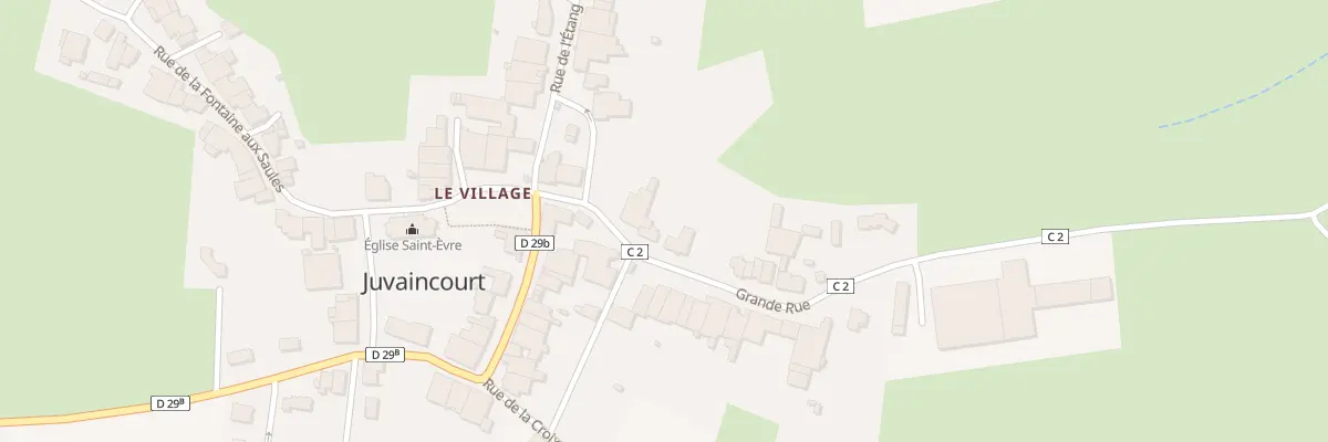 Plan du 87 Rue Grande Rue à Juvaincourt