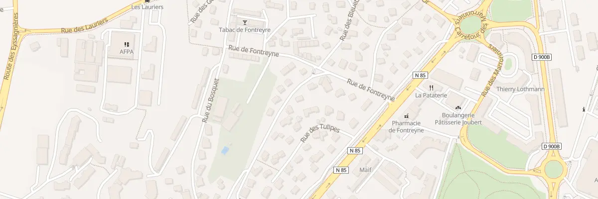 Plan du 3 Rue du Bosquet à Gap