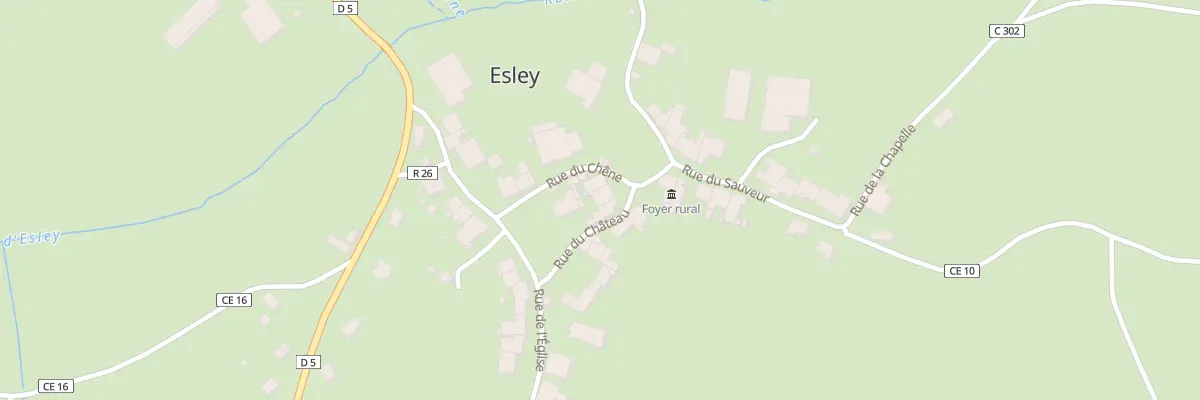 Plan du 85 Rue du Chêne à Esley