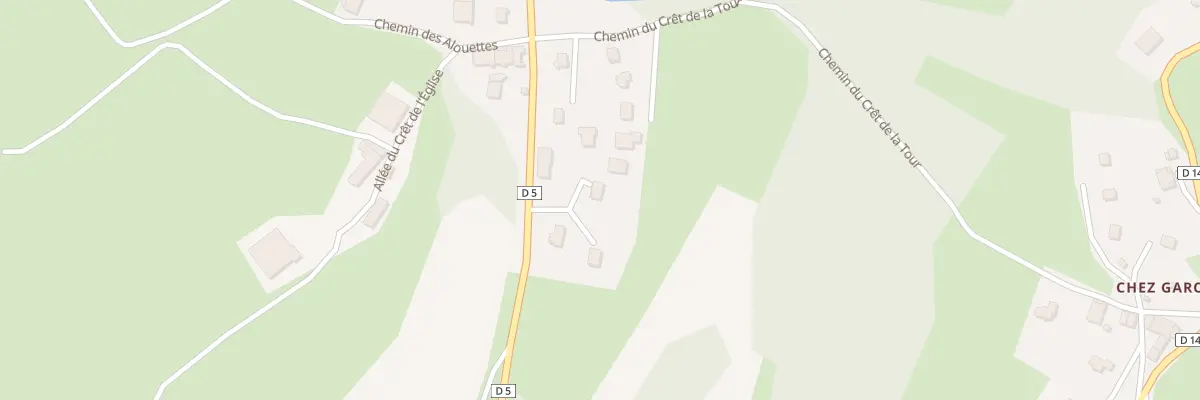 Plan du 1444 Rte d’Annecy à Viuz-la-Chiésaz