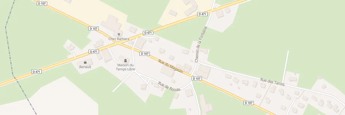 Plan du 14 Rue du Magasin à Censeau