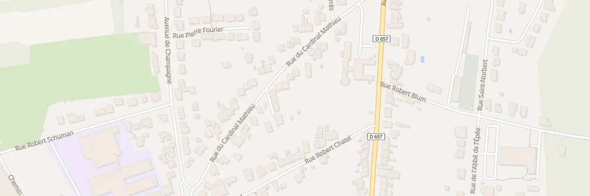 Plan du 28 Rue du Cardinal Mathieu à Pont-à-Mousson