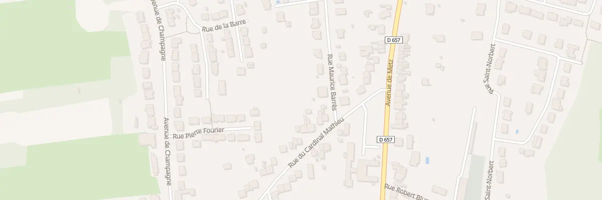 Plan du 29 Rue du Cardinal Mathieu à Pont-à-Mousson