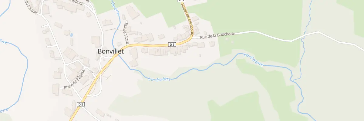 Plan du 126 Rte de Mirecourt à Bonvillet