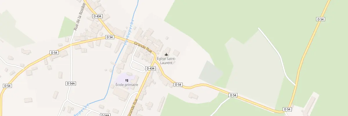 Plan du 1 Rue de l’Eglise à Amance