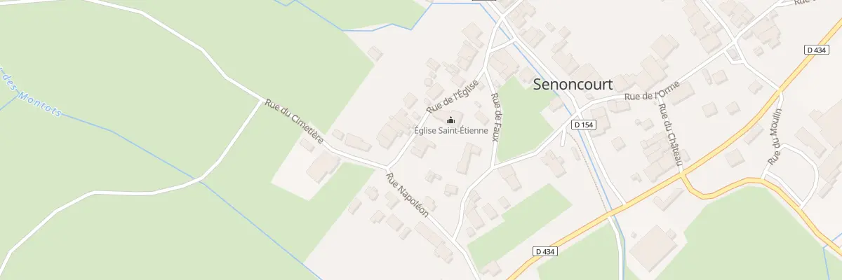Plan du 3 Rue de l’Eglise à Senoncourt