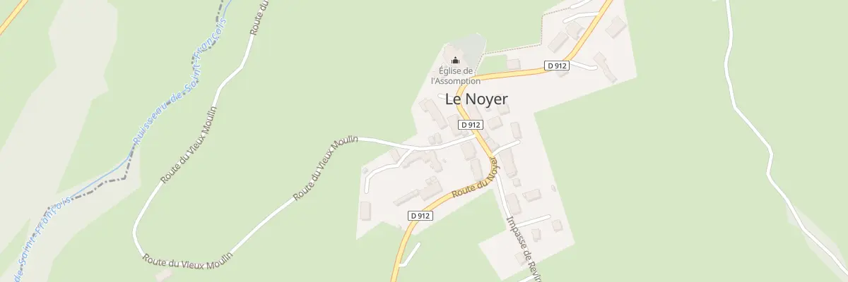Plan du 64 Rte du Vieux Moulin au Noyer