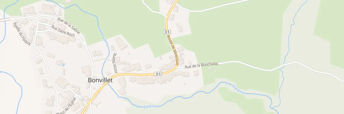Plan du 191 Rte de Mirecourt à Bonvillet