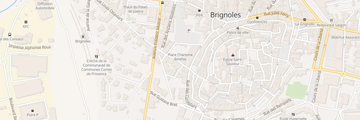 Plan du 4 Rue Caryamette à Brignoles