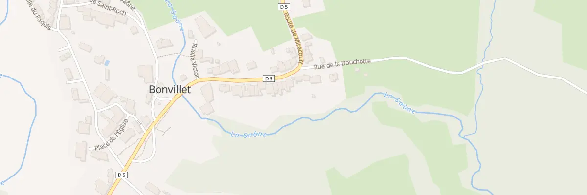 Plan du 132 Rte de Mirecourt à Bonvillet