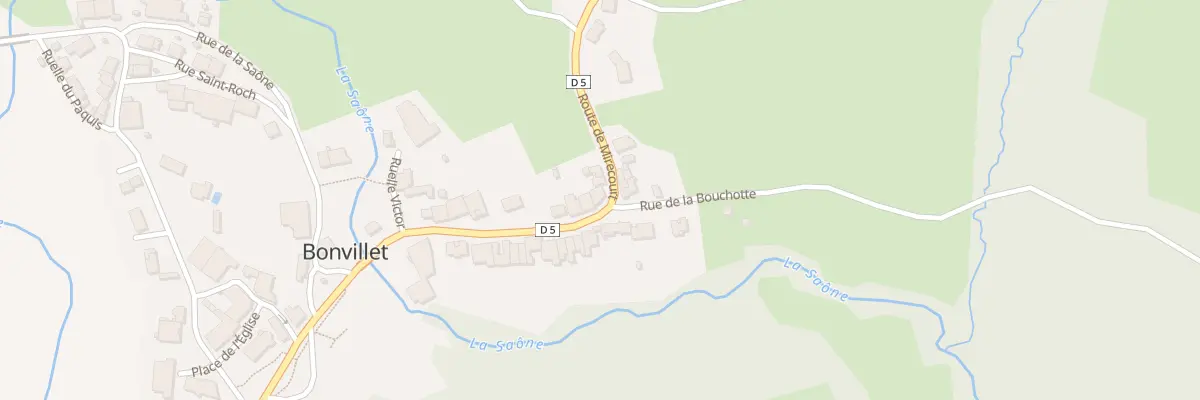 Plan du 155 Rte de Mirecourt à Bonvillet