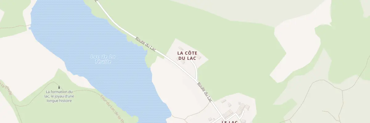 Plan du 5094 Le Lac à La Thuile