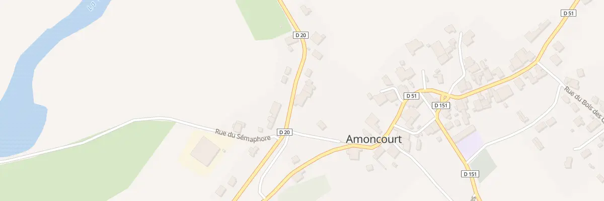 Plan du 5 Rue des Petits Graviers à Amoncourt