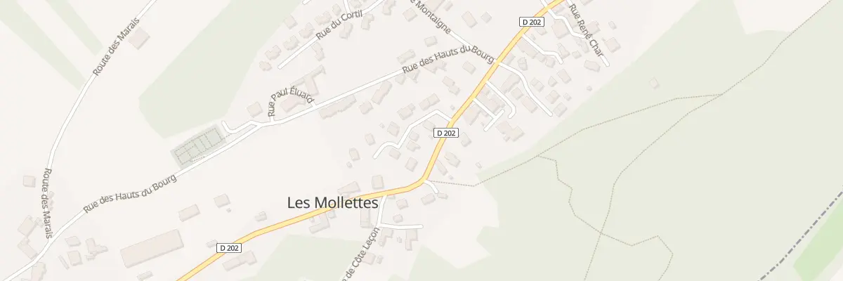 Plan du 5165 Sous la Cure aux Mollettes