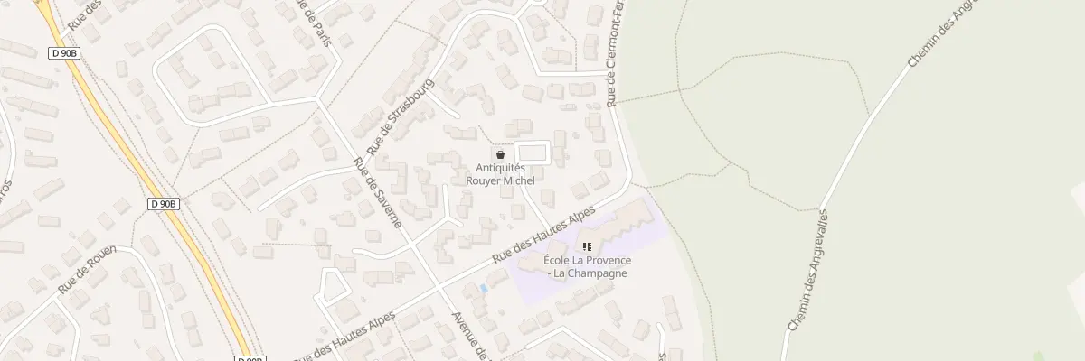 Plan du 4 All de Chambéry à Liverdun