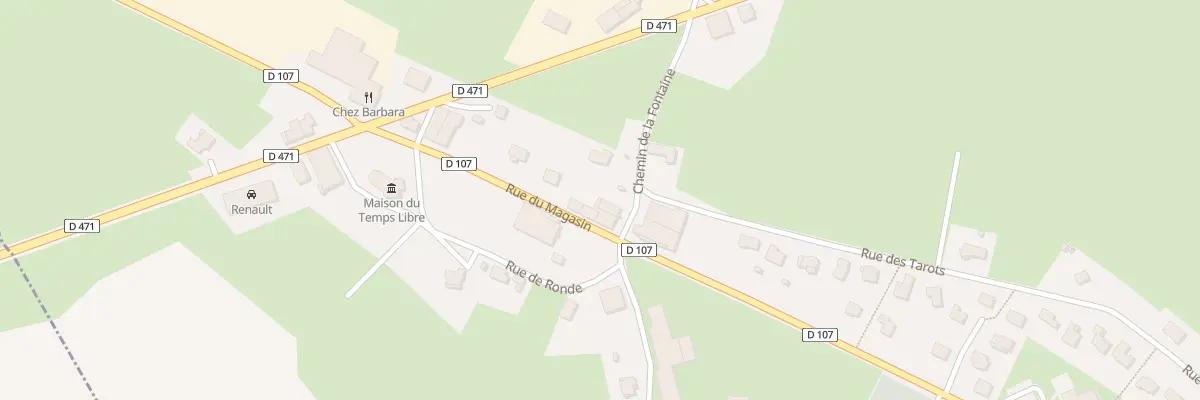 Plan du 1 Che de la Fontaine à Censeau
