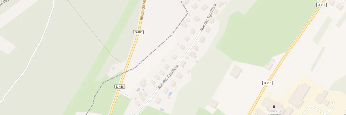Plan du 86 Rue des Égraffeux à Thise