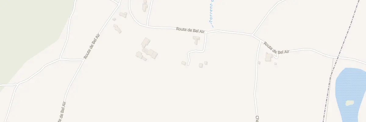Plan du 990 Rte de Bel Air à Châteauvieux