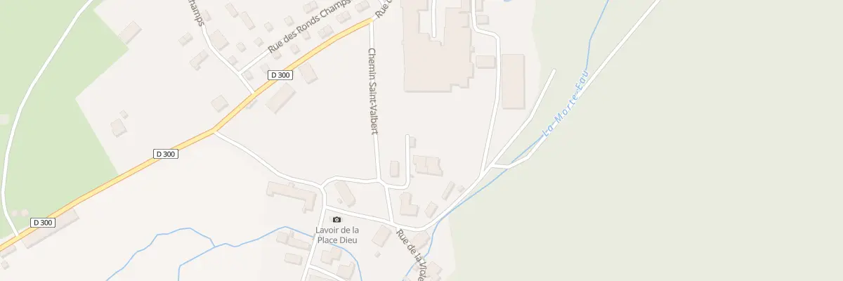 Plan du 6 Che Saint Valbert à Passavant-la-Rochère