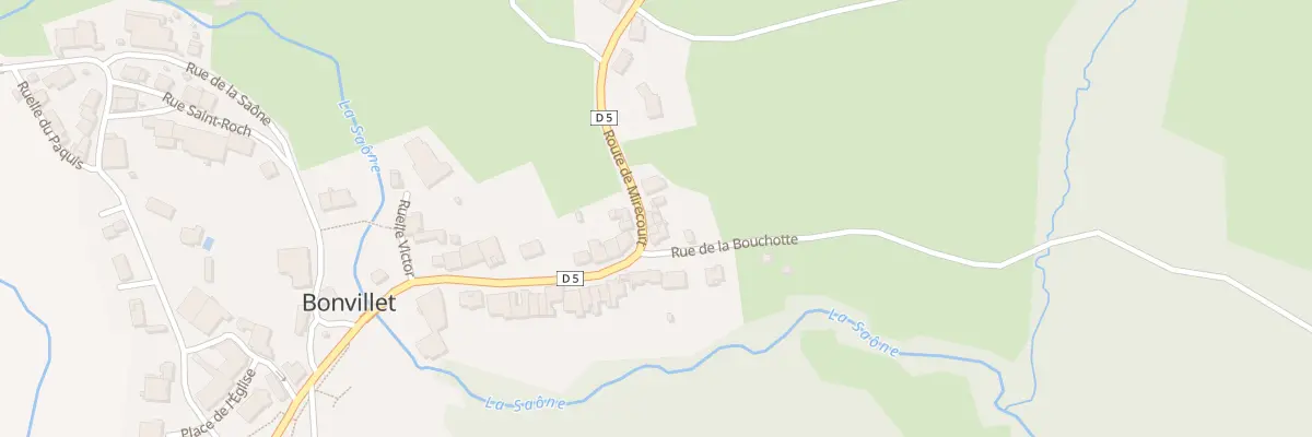 Plan du 178 Rte de Mirecourt à Bonvillet
