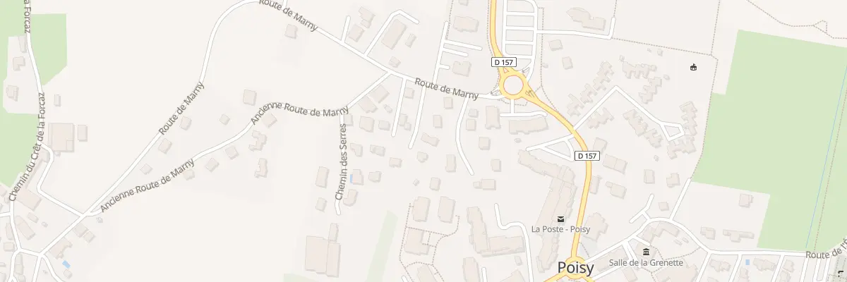 Plan du 133 Rte de Marny à Poisy