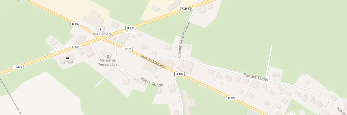 Plan du 3 Che de la Fontaine à Censeau