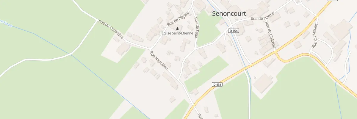 Plan du 4 Rue du Couvent à Senoncourt