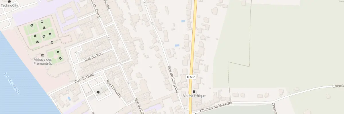 Plan du 162 Rue de Scarponne à Pont-à-Mousson