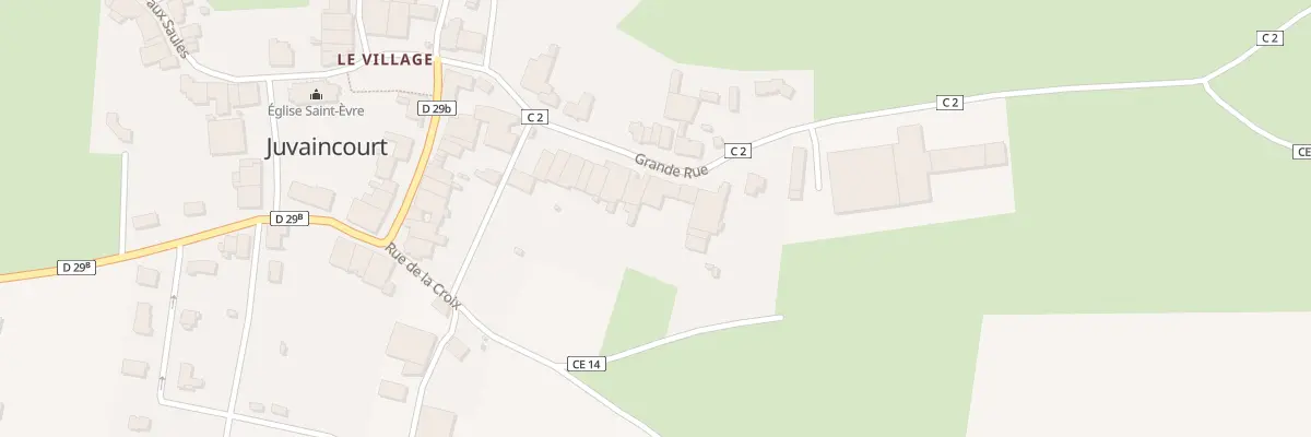 Plan du 192 Rue Grande Rue à Juvaincourt
