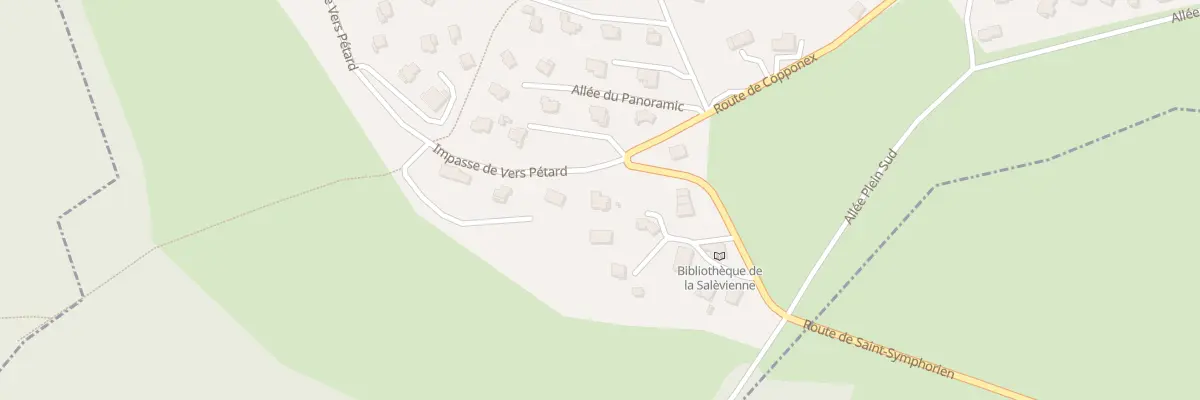 Plan du 366 Rte de Copponex à Andilly