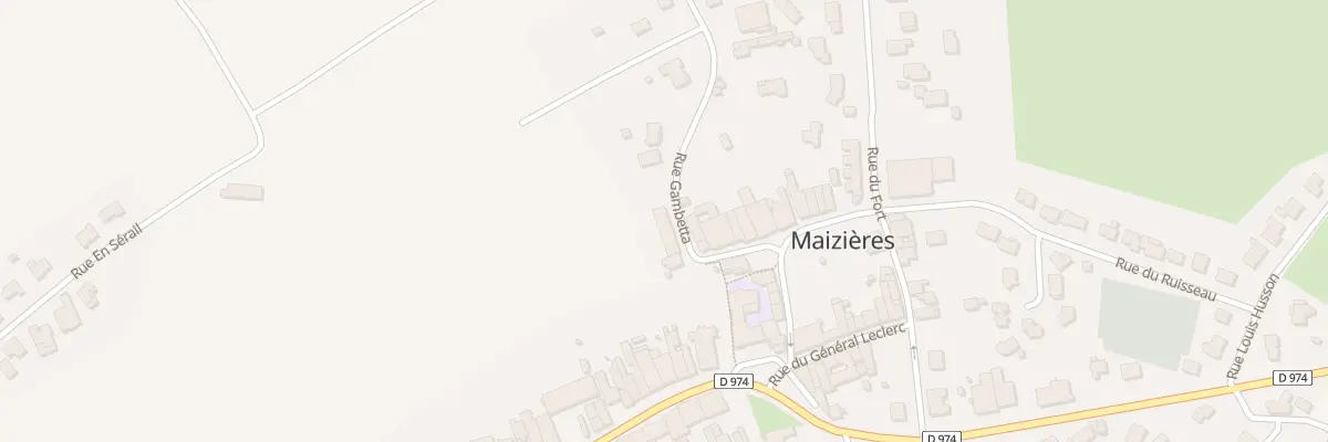 Plan du 7 Rue Gambetta à Maizières