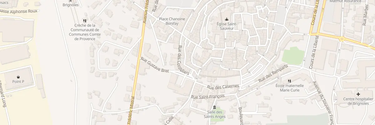 Plan du 5 Rue du Collège à Brignoles