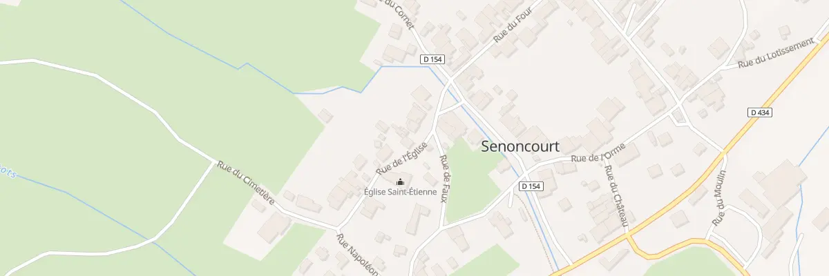 Plan du 6 Rue de l’Eglise à Senoncourt